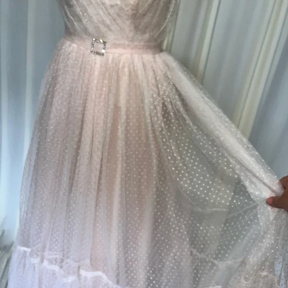 Vintage Pink Gown -Glinda from Wicked and The Wizard of Oz Halloween Costume - Picture 6 of 11